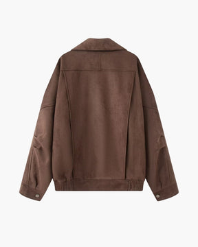 ビンテージ スエード ドレープ ジャケット